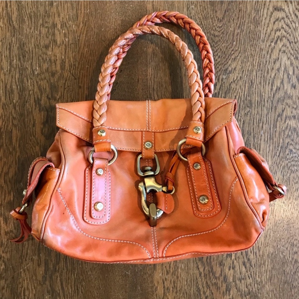 Francesco Biasia Leather Handbag Purse